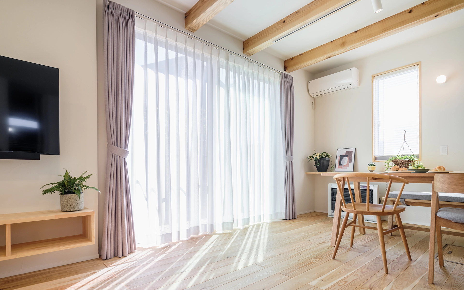 tende living salotto milano